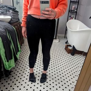 Sonoma L Black Fur Lined Leggings